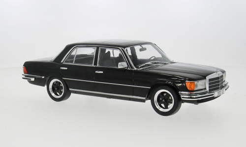 Mercedes-Benz S-Klasse (W116) 1972 Zwart - 1:18